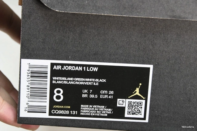 Reps TBK 1 Island Air Green Jordan Low CQ9828-131 0714